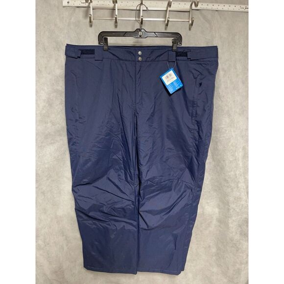 NWT Columbia Pants Men 4XL Regular Blue Bugaboo‎ IV Snow Ski Omni Heat Omni Tech - Picture 1 of 11
